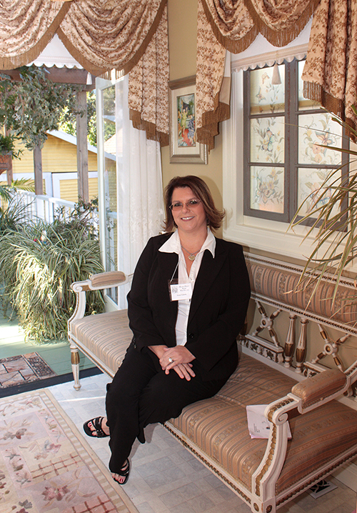  Garden room at back of Victorian residence.  2009 Martinez Historic Home Tour.